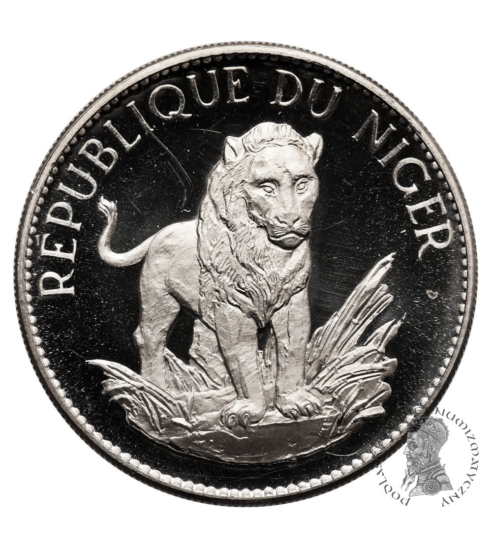 Niger. 10 Francs 1968, Lion