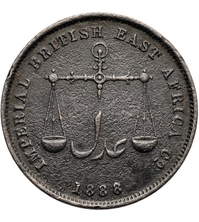 Mombasa. 1 Pice / Pysa 1888 H