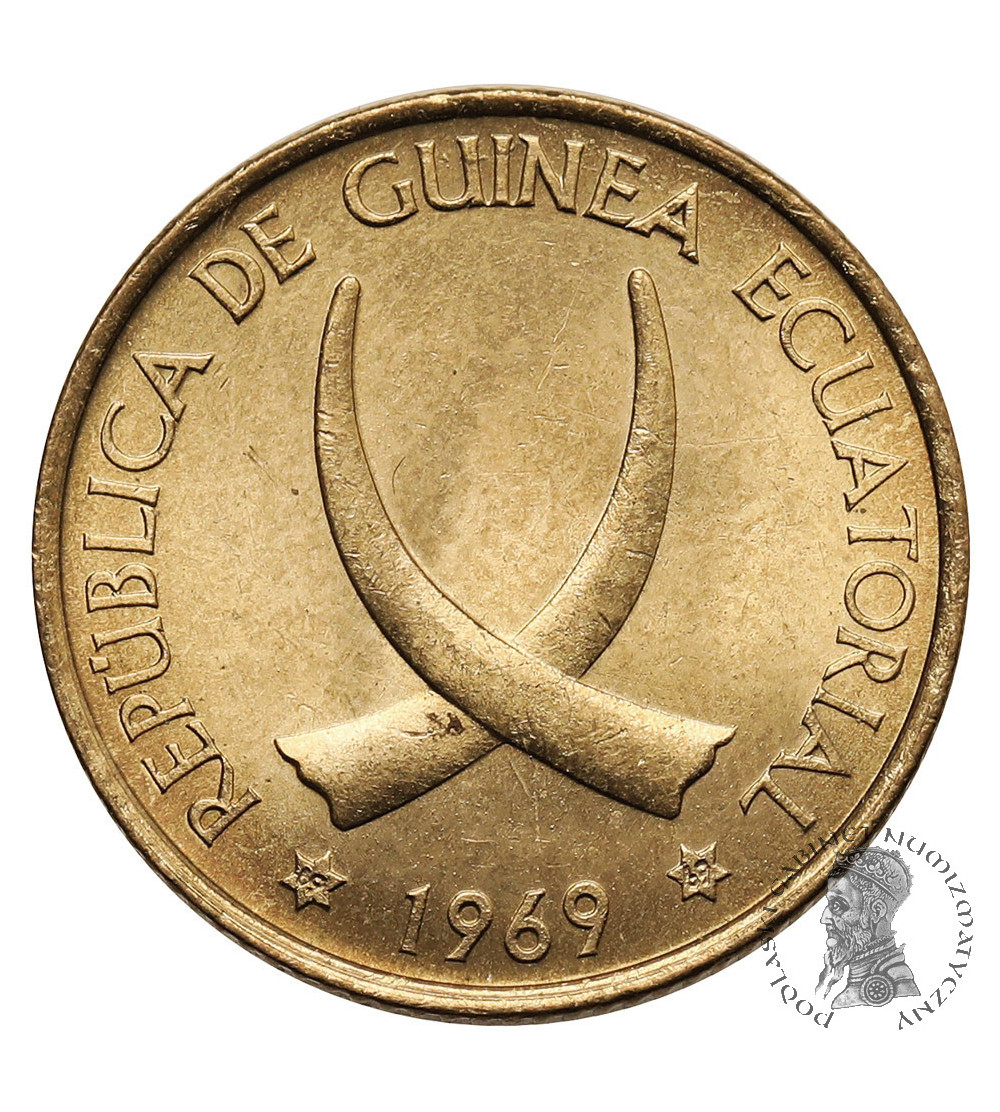 Equatorial Guinea. 1 Peseta 1969