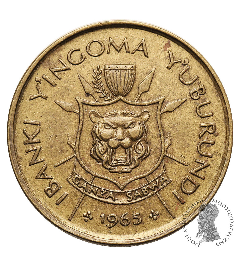 Burundi, Mwambutsa IV (1962-1966). 1 Franc 1965