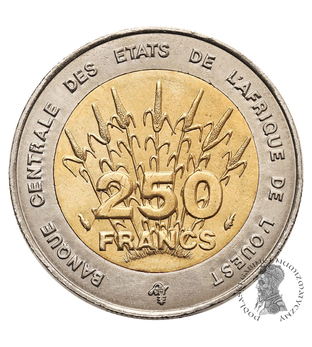West African States. 250 Francs 1992