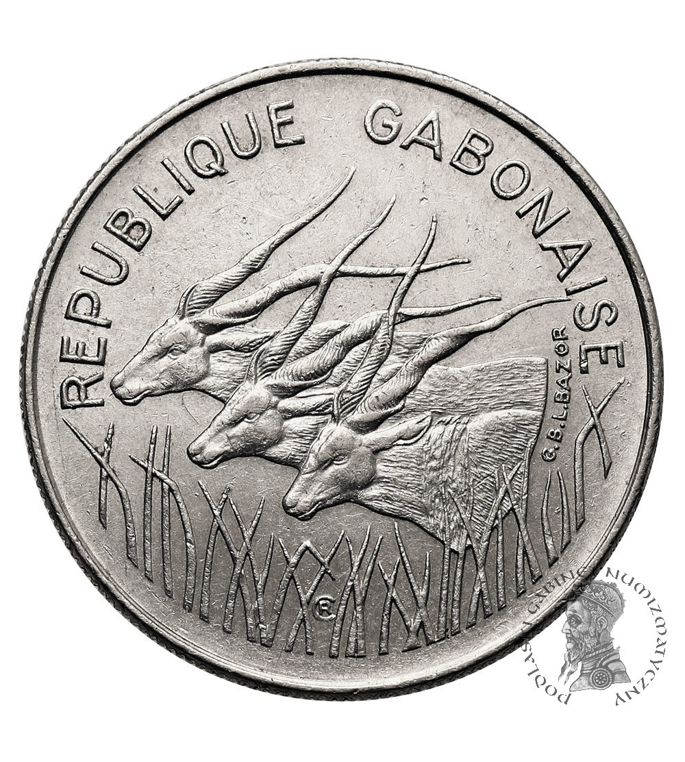 Gabon. 100 Francs 1971