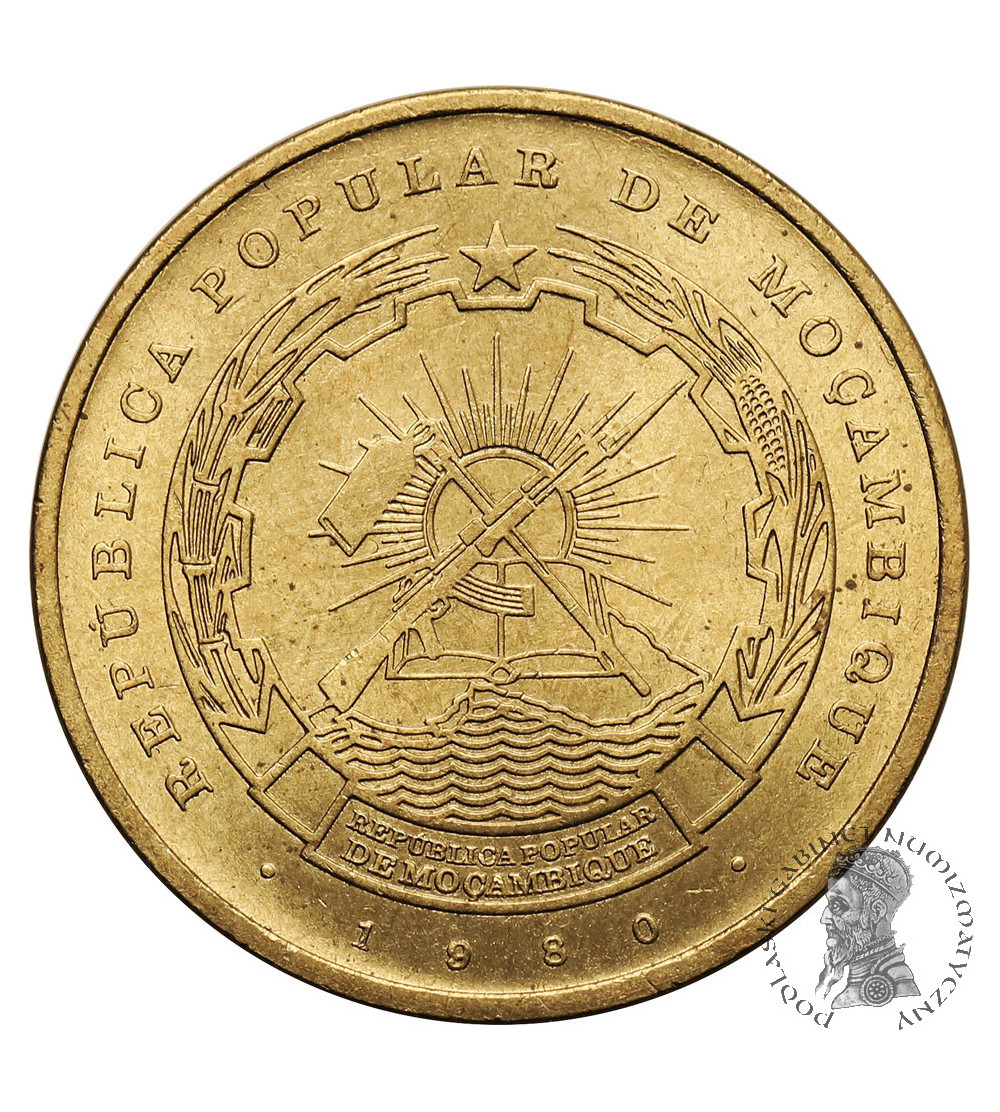 Mozambique. 1 Metical 1980