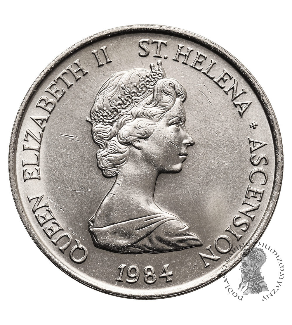 St. Helena and Ascension Island. 10 Pence 1984