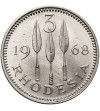 Rhodesia. 3 Pence 1968