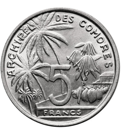 Comoros Islands. 5 Francs 1964