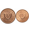 Uganda. Set of two coins: 5 Cents and 10 Cents 1966