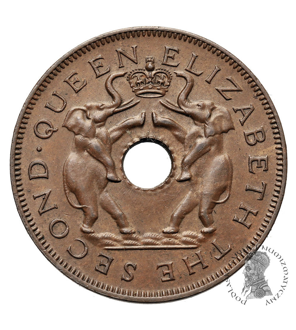 Rhodesia and Nyasaland. 1 Penny 1957