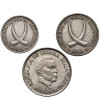 Equatorial Guinea. Set of three coins: 5, 25, 50 Pesetas 1969