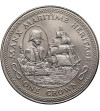 Isle of Man. 1 Crown 1982, H.M.S. Victory, Series: Manx Maritime Heritage