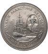 Isle of Man. 1 Crown 1982, H.M.S. Bounty, Series: Manx Maritime Heritage