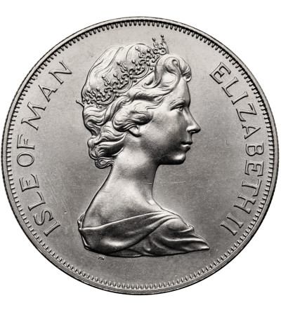 Isle of Man. 1 Crown 1977, 25th Anniversary of Queen Elizabeth II's accession to the throne