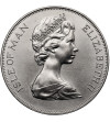 Isle of Man. 1 Crown 1977, 25th Anniversary of Queen Elizabeth II's accession to the throne