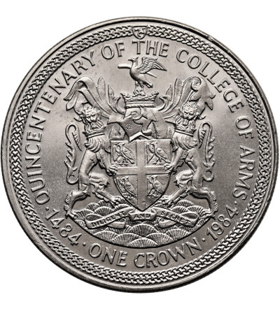 Isle of Man. 1 Crown 1984, Series: Quincentenary of the College of Arms