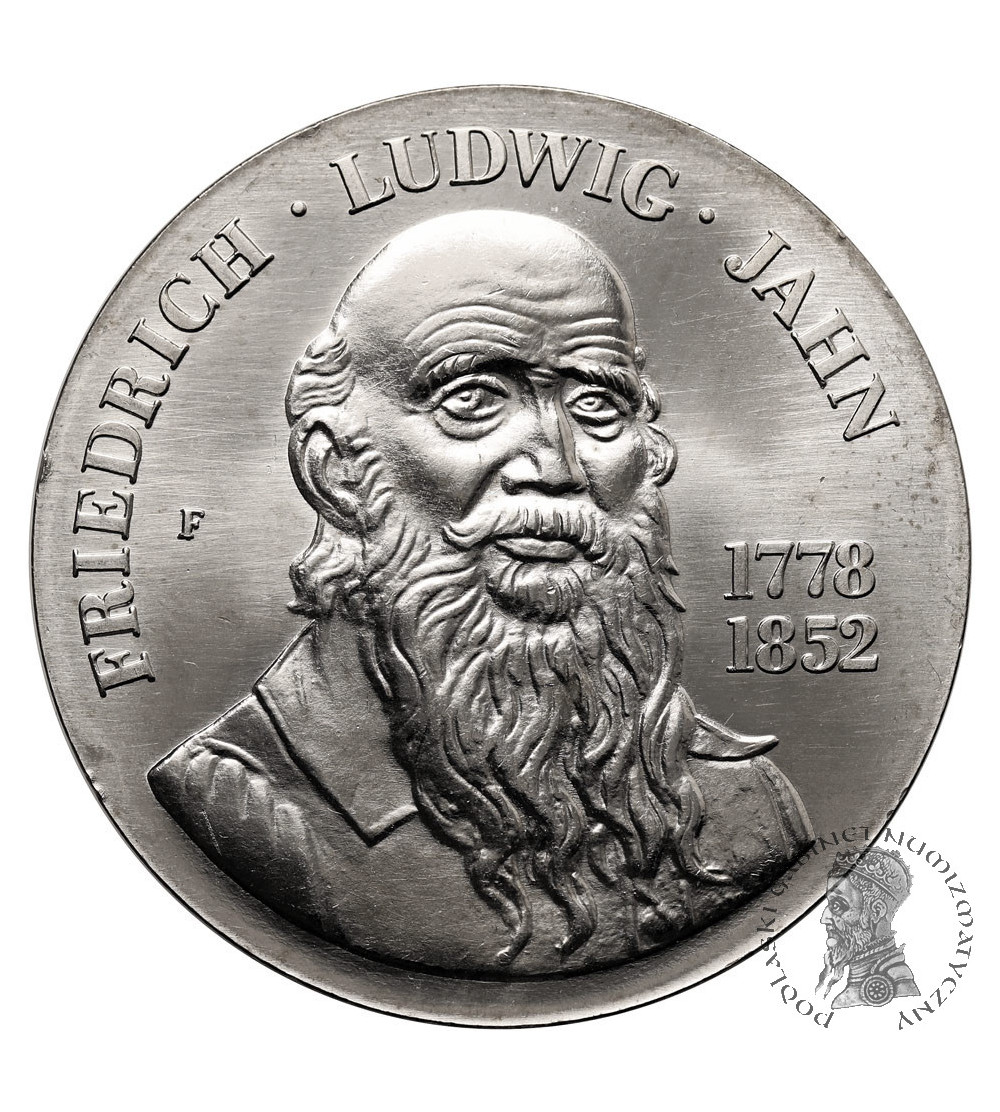 Germany, Democratic Republic (NRD/DDR). Olympic medal 1973 Friedrich Ludwig Jahnriedrich Ludwig Jahn