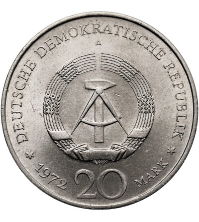 Germany, Democratic Republic (NRD/DDR). 20 Mark 1972, Friedrich von Schiller