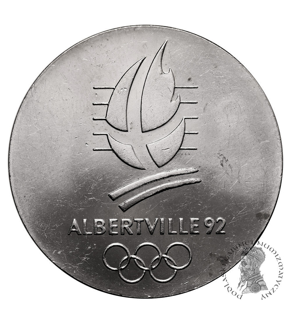 France. Medal 1992, XVI Olympic Winter Games in Albertville