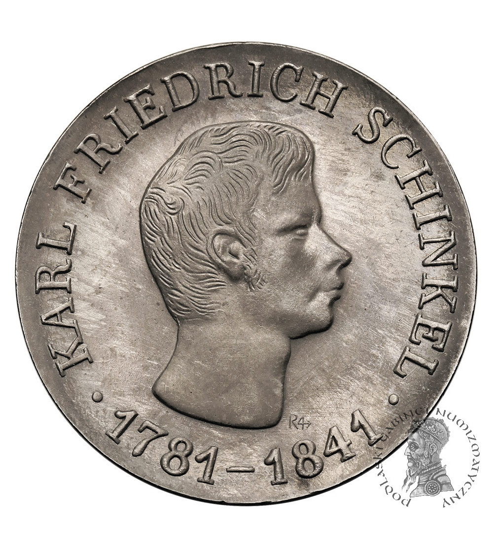 Germany, Democratic Republic (NRD/DDR). 10 Mark 1966, 125th Anniversary of the Death of Karl Friedrich Schinkel