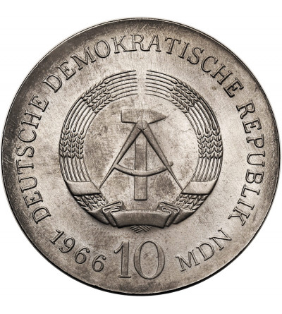 Germany, Democratic Republic (NRD/DDR). 10 Mark 1966, 125th Anniversary of the Death of Karl Friedrich Schinkel