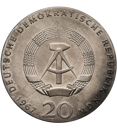 Germany, Democratic Republic (GDR/DDR). 20 Mark 1967, 200th Birthday Anniversary of Wilhelm von Humboldt