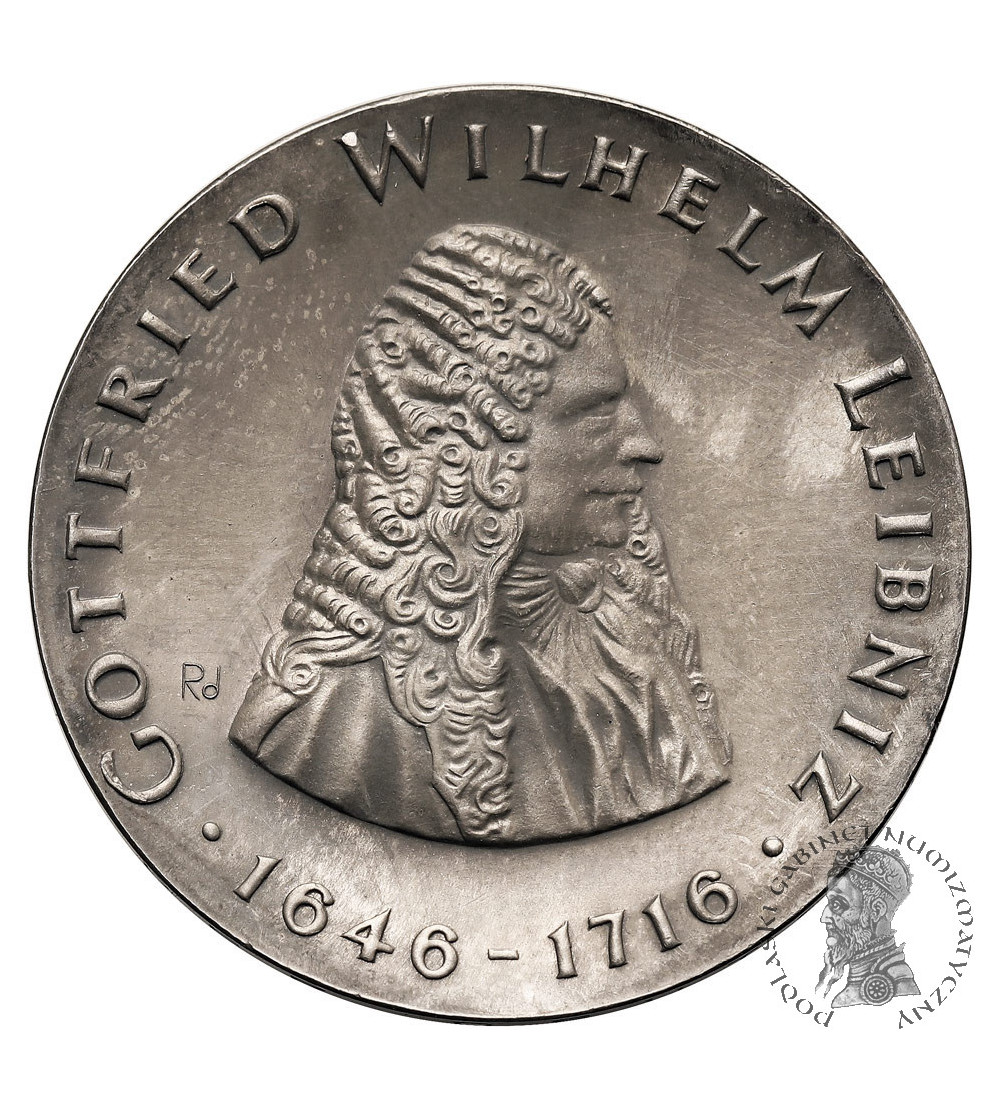 Germany, Democratic Republic (GDR/DDR). 20 Mark 1966, 250th Anniversary of the Death of Gottfried Wilhelm Leibniz