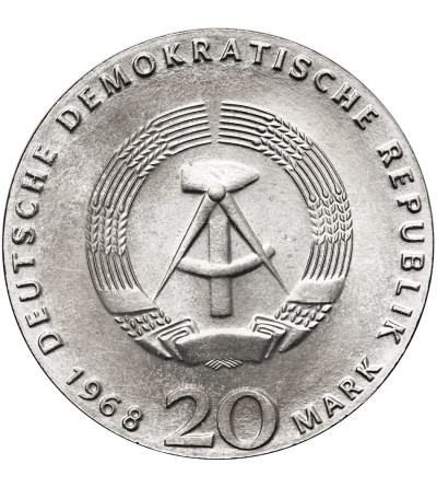 Germany, Democratic Republic (GDR/DDR). 20 Mark 1968, 150th Anniversary of Karl Marx's Birth