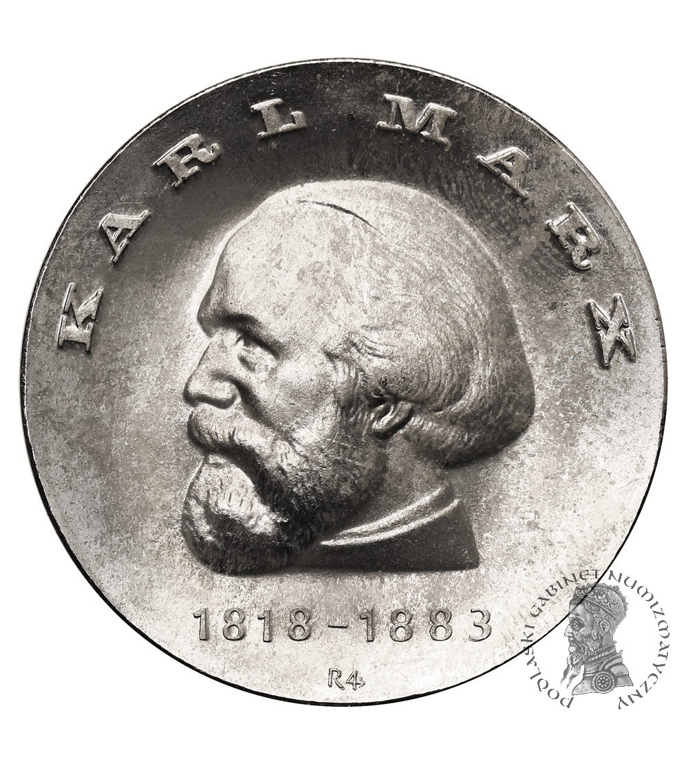 Germany, Democratic Republic (GDR/DDR). 20 Mark 1968, 150th Anniversary of Karl Marx's Birth