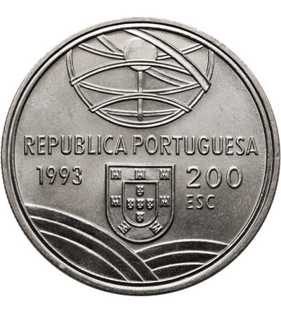 Portugal. 200 Escudos 1993, Espingarda, Series: IV - Portuguese Discoveries (Arrival in Japan)