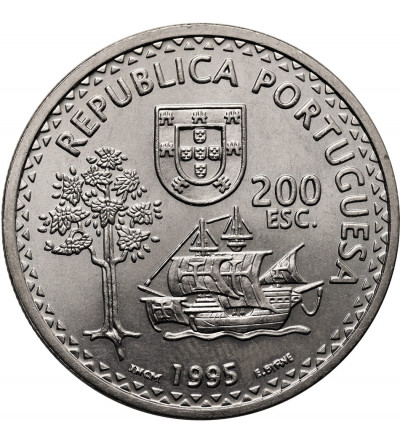 Portugalia. 200 Escudos 1995, Solor and Timor, VI Seria Portugalskich Odkryć