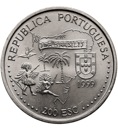 Portugalia. 200 Escudos 1999, Brazylia, X Seria Portugalskich Odkryć