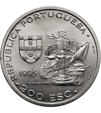 Portugalia. 200 Escudos 1995, Afonso de Albuquerque, Seria: VI Seria Portugalskich Odkryć