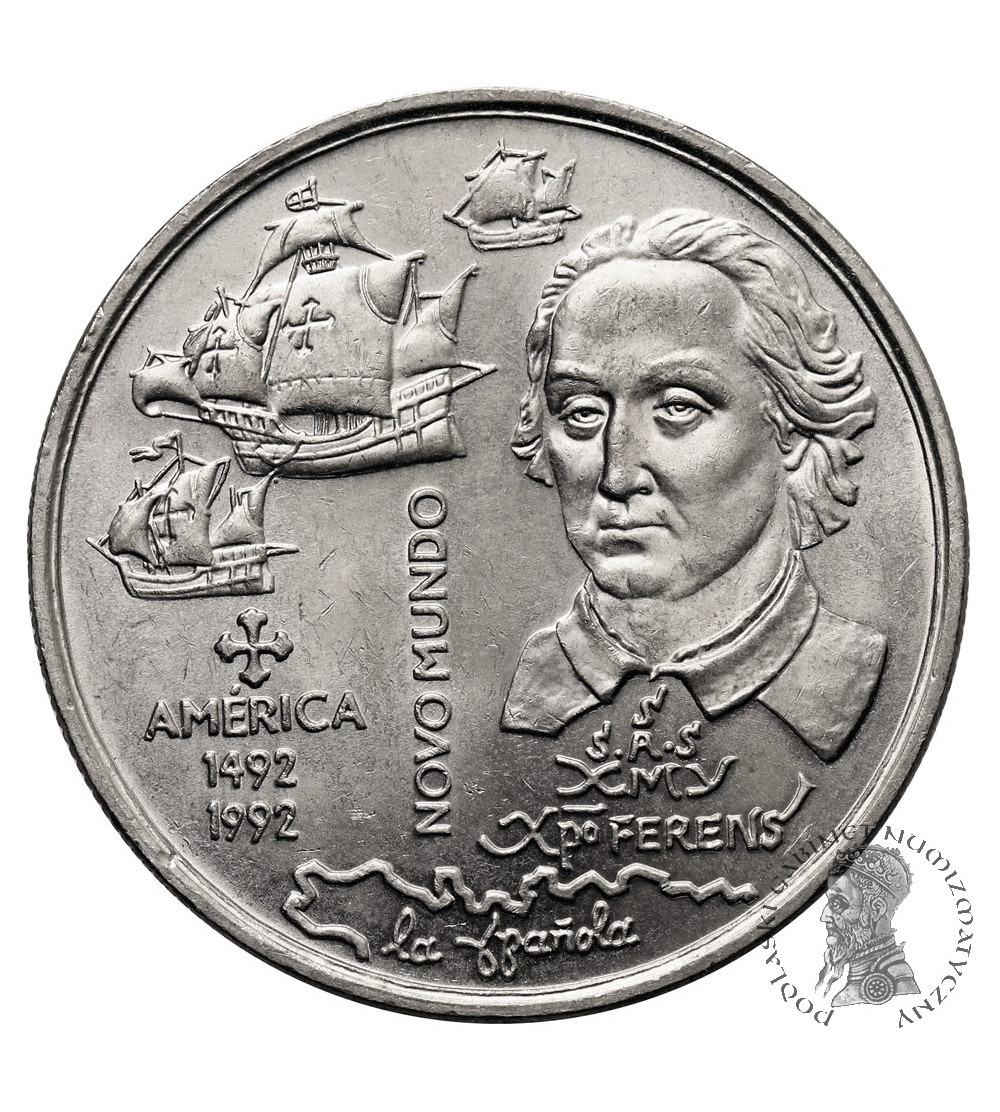 Portugalia. 200 Escudos 1992, Nowy Świat - Ameryka, III Seria Portugalskich Odkryć