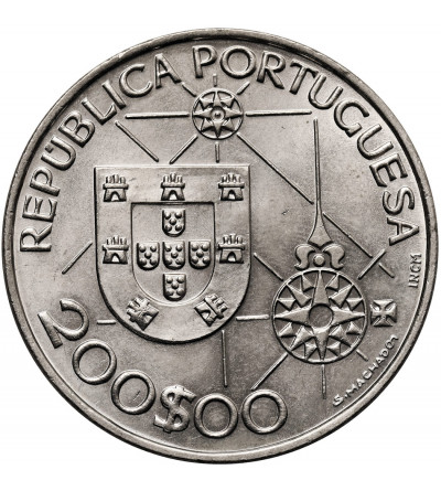 Portugal. 200 Escudos 1992, New World - America, III Series of Portuguese Discoveries