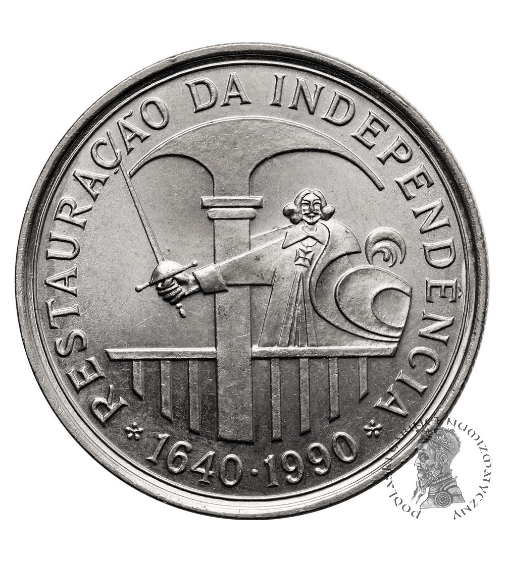 Portugalia. 100 Escudos 1990, 350 Rocznica Odzyskania Niepodległości przez Portugalię