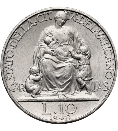 Vatican City, Pius XII 1939-1958. 5 Lire 1948, AN X