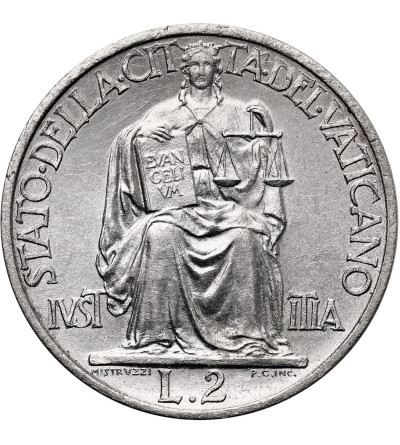 Vatican City, Pius XII 1939-1958. 2 Lire 1948, AN X