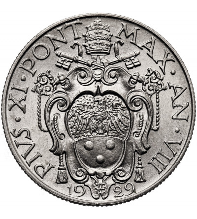 Vatican City, Pius XI 1922-1939. 50 Centesimi 1929, AN VIII