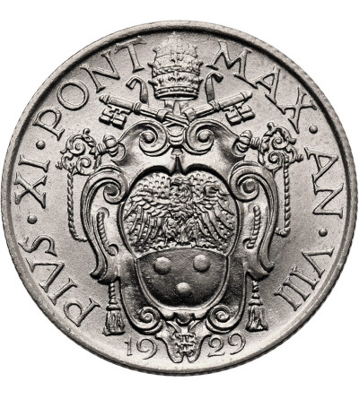 Vatican City, Pius XI 1922-1939. 1 Lira 1929, AN VIII