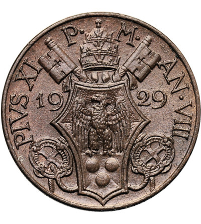 Vatican City, Pius XI 1922-1939. 10 Centesimi 1929, AN VIII