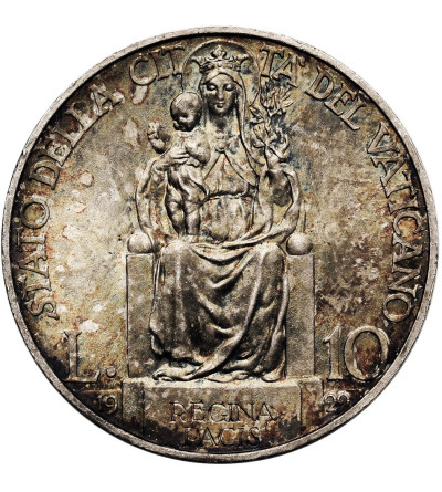 Vatican City, Pius XI 1922-1939. 10 Lire 1929, AN VIII