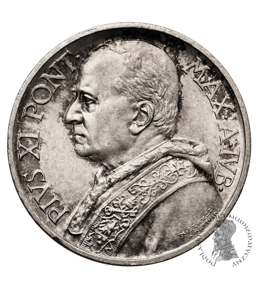 Vatican City, Pius XI 1922-1939. 5 Lire 1933-1934, AN IVB - Jubilee