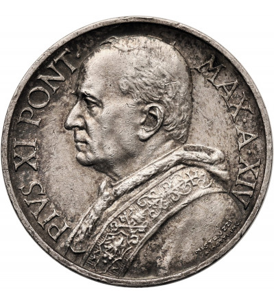 Vatican City, Pius XI 1922-1939. 5 Lire 1935, AN XIV