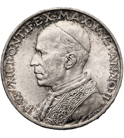 Vatican City, Pius XII 1939-1958. 5 Lire 1940, AN II