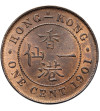 Hong Kong. 1 cent 1901 H, Wiktoria