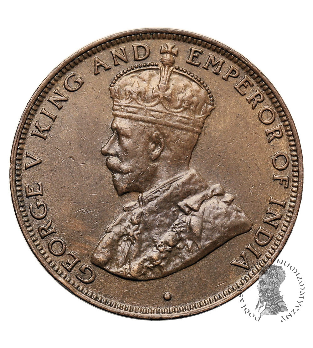 Hong Kong. 1 Cent 1934, George V