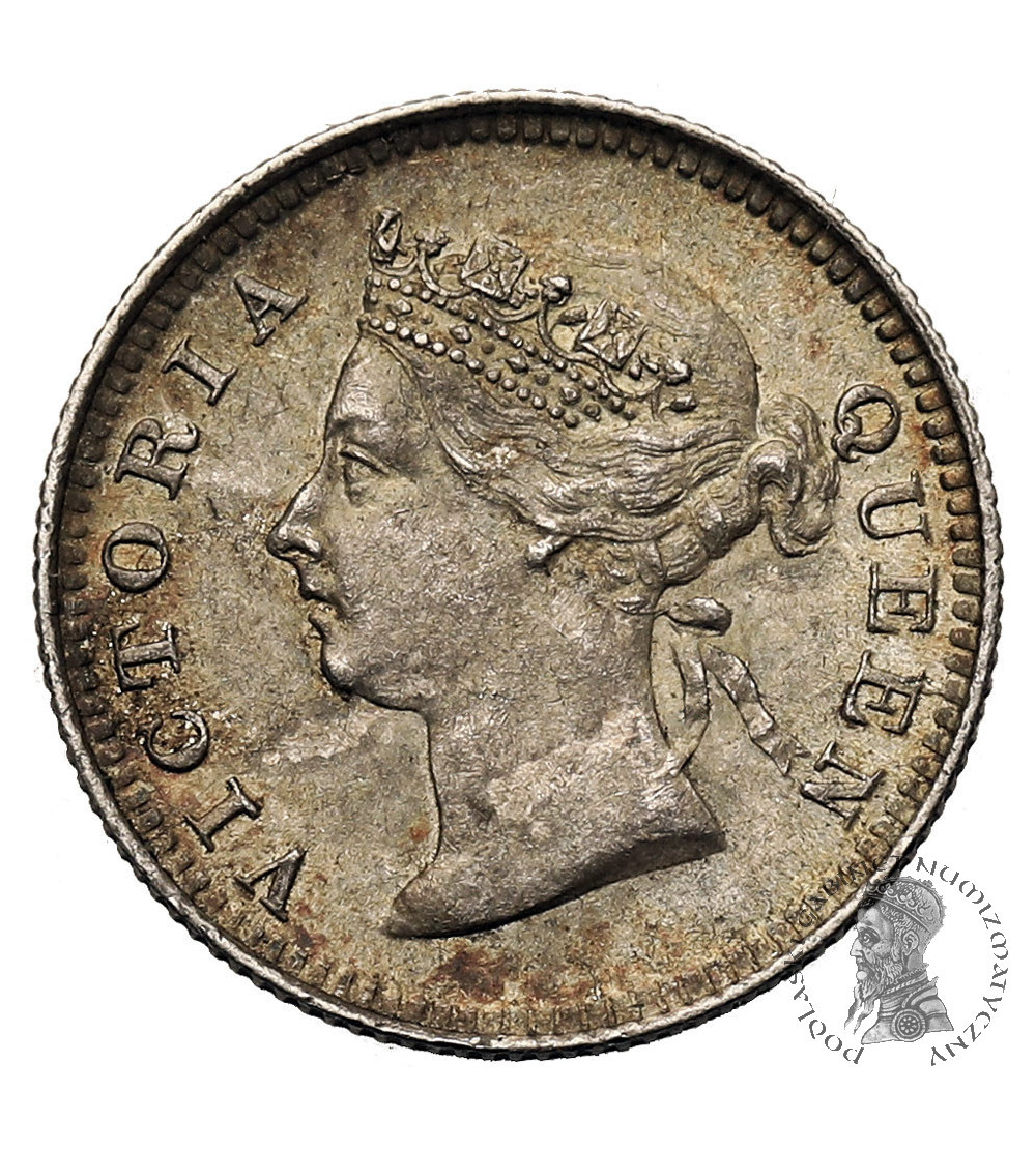 Hong Kong. 5 Cents 1895, Queen Victoria