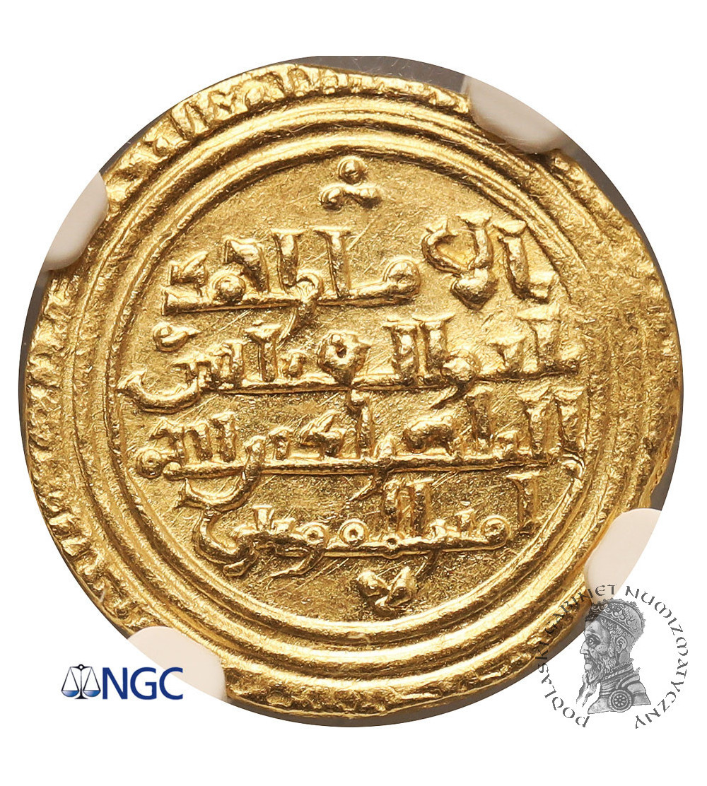 Ayyubids, (Egypt), al-'Adil Abu Bakr I, AH 592-615 / 1196-1218 AD. AV Dinar, date off flan, al-Iskandariya mint - NGC MS 63