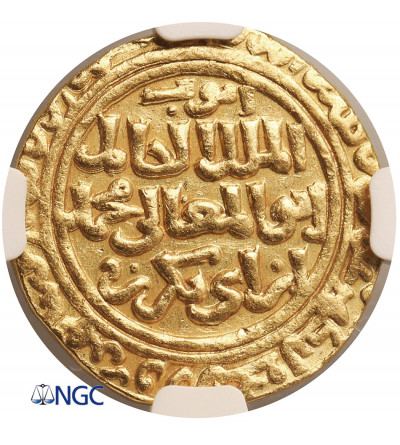 Ayyubids, (Egypt). AV Dinar AH 631 / 1234 AD, al-Qahira mint, al-'Adil Abu Bakr II AH 635-637 / 1238-1240 AD - NGC MS 63