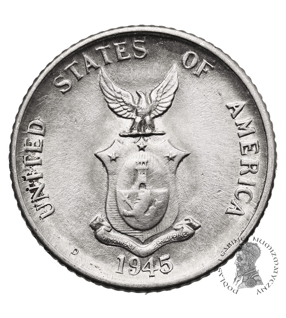 Philippines, US administration. 20 Centavos 1945 D