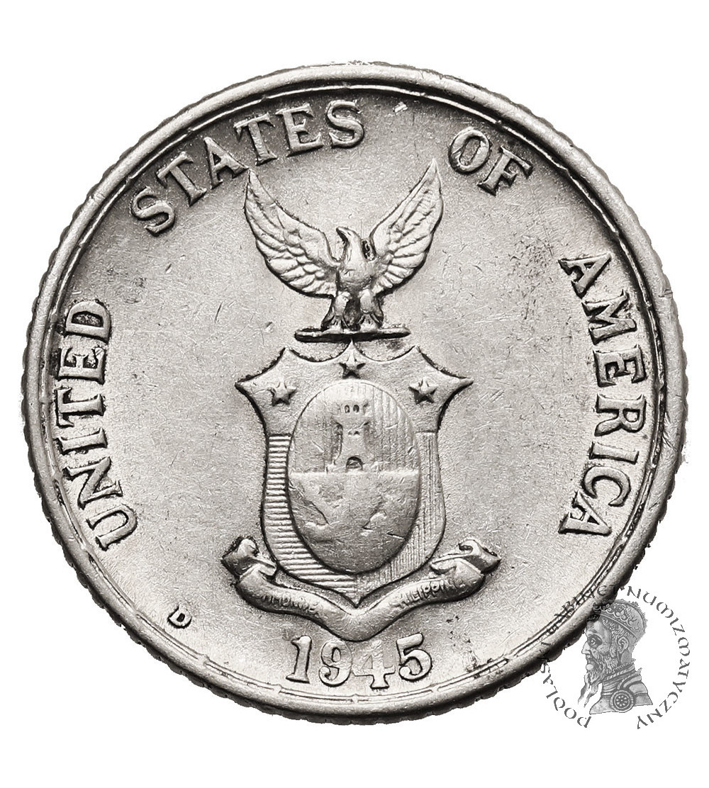 Philippines, US administration. 20 Centavos 1945 D